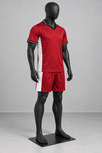 Maillots d'entraînement de football personnalisés respirants et antibactériens 100 % polyester, gilets d'entraînement de football, service OEM, numéros d'équipe, coupe courte unisexe - Product Image 2