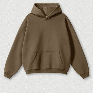 Fleece Oversized Pullover Hoodie para hombres Cotton Fleece Hoodie Oversized Winter Men Custom Hoodies - Product Image 2