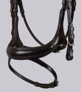 Bride de cheval en cuir robuste 2026 avec design de selle anglaise, adaptée à l'équitation en plein air, service OEM personnalisé - Product Image 6
