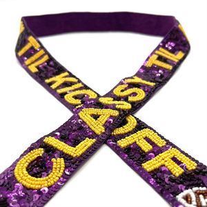 Sangle perlée moderne avec boucle réglable et motifs de couleur élégants pour les sacs à main chics pour femmes fourre-tout et sacs - Product Image 2