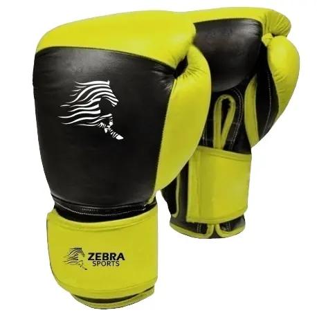 Vente en gros de gants de boxe en cuir véritable marque privée logo personnalisé gants de boxe Guantes De Boxeo de haute qualité