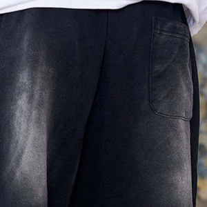 Hot Sale Sun Fade <b>Shorts</b> <b>Men</b> With Embroidery <b>Patch</b> Distressed <b>Shorts</b> and Custom Running <b>Shorts</b> - Product Image 6
