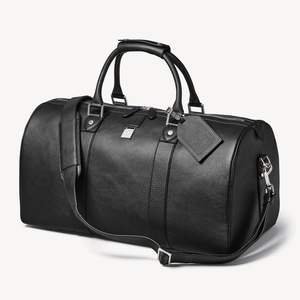 Custom logo Designer Big Fashion <b>Men</b> <b>Leather</b> Fitness Weekend <b>Overnight</b> Sports Gym <b>Bag</b> Duffle Travel <b>Bag</b> - Product Image 2