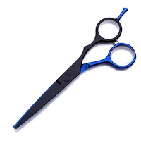 Tijeras de Entresacar de Acero Inoxidable de 6 Pulgadas para Diestros, 28 Dientes, Mango Mediano, Uso Profesional en Salón y Barbería, Doradas