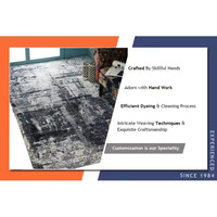 Modern Trending Flat Weave Foldable Carpet Handmade Soft Cotton Woven Rug for Daily Use Latex for Apartment Kitchen Entryway