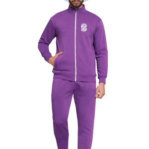 ชุดวอร์มผู้ชายผ้าฝ้ายแท้ 100% น้ำหนักเบา ระบายอากาศได้ดี สวมใส่สบายสำหรับฤดูหนาว ปี 2025 พร้อมโลโก้แบบกำหนดเอง ราคาขายส่ง - Product Image 1