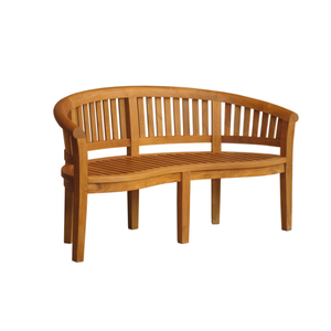 Silla de Descanso Moderna de Curva Natural, Muebles de Exterior Duraderos de Madera de Teca Maciza para Villa, Parque, Patio, Salón - Product Image 6