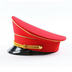 Gorra con visera de desgaste de uniforme hecha a medida de alta calidad, gorra de pico bordada a mano profesional, fabricantes - Product Image 6