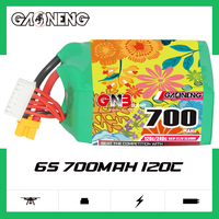 Batterie LiPo GNB GAONENG 6S 700mAh 22.2V 120C avec prise XT30 pour drone FPV Racing FreeStyle Quad UAV modèle aérien