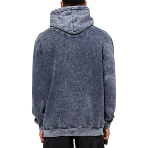 Nouveau sweat à capuche personnalisé poids lourd 100% coton délavé à l'acide pour motif imprimé et sweat à capuche surdimensionné pour hommes - Product Image 2