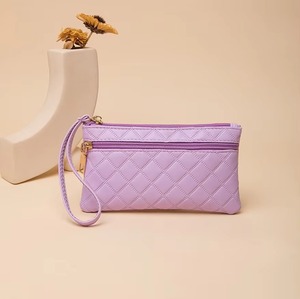 Gift of Exquisite double zipper New style <b>Large</b> Capacity PU <b>leather</b> handheld <b>purse</b> high quality logo coins <b>purse</b> fashion Wallets - Product Image 4