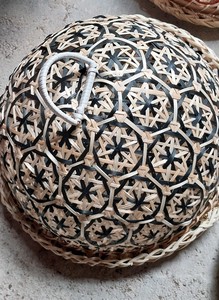 ฝาครอบอาหารทำจากไม้ไผ่สานหลากสีอุปกรณ์พิเศษสำหรับถนอมอาหาร - Product Image 3