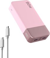 NOBIS Hochleistungs-Powerbank mit 20000mAh, Doppel-USB & 2 Typ-C Anschlüssen, Schnelles Laden PD QC3.0 90W Ausgangsleistung für Outdoor-Nutzung