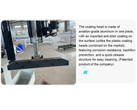 Máquina de Pulverización de Pegamento para Ductos de Aire, Césped Artificial, Fabricación de Puertas y Ventanas de Madera, con Función de Limpieza Automática del Tapa del Tanque de Aceite