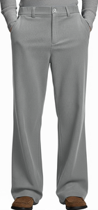 Pantalons larges plissés pour homme, style vintage, style old money, décontractés, coupe ample, vente en gros - Product Image 5