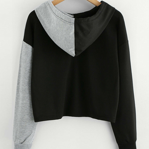 Sudadera con Capucha de Algodón 100% para Mujer, Estilo Urbano, Impermeable, Transpirable, Top Corto para Gimnasio, de Moda, Fácil de Usar, Última Tendencia - Product Image 6