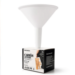 Ensemble de 4 entonnoirs longs en plastique (PE) de 50, 75, 100 et 120 mm, lot de 3 - Product Image 3
