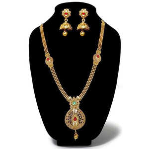 Kriaa Pota Stone Gold Plated <b>Fine</b> <b>Jewelry</b> <b>Set</b> 1109816 Necklace - Product Image 1