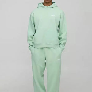 ชุดวอร์มผ้าปะติดมีฮู้ดขนาดใหญ่พิเศษสำหรับผู้ชายชุดวอร์มลำลองระบายอากาศได้ดีและใส่สบาย - Product Image 1