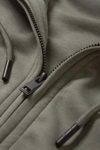 Sweat-shirt et pantalon de jogging d'hiver 69% coton 31% polyester polaire respirant bleu zinc taille plus - Product Image 4