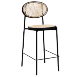 เก้าอี้บาร์สีดำทันสมัยสำหรับใช้ในบ้านบาร์ทานอาหารห้องนั่งเล่น - Product Image 4