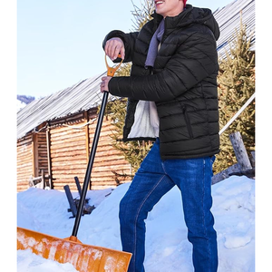 Chaqueta bomber a prueba de viento chaqueta acolchada para hombre invierno cálido invierno abrigo ligero chaqueta repelente al agua - Product Image 5