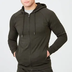 New style of shoulder sleeve hoodie design of men's Zipper hoodie casual single hoodie