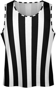 Débardeur Homme Edgeco International Noir et Blanc à Rayures Tendance – Décontracté, Sans Manches, Musculation, Sport, Écologique et Respirant - Product Image 3