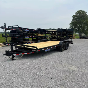 Livraison gratuite Remorque utilitaire haute performance 6.4X14 2900lb GWR pour le travail et l'agriculture Compacte, solide, facile à remorquer - Product Image 1