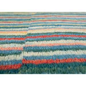 Alfombra de Lana Tejida a Mano con Rayas Verdes Nuray Pae-443 9x12 para Sala de Estar, para Adolescentes, para Decoración del Hogar - Alfombras Jaipur US - Product Image 3