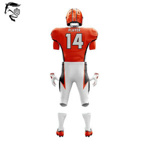 Uniformes de football américain personnalisés de haute qualité vêtements de sport respirants à séchage rapide ensembles de numéros imprimés courts toutes les tailles disponibles - Product Image 3