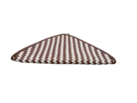 Sac à main élégant pour femmes, style anglais, en cuir véritable, forme triangulaire, géométrique, tissé à la main, fermeture éclair multifonction