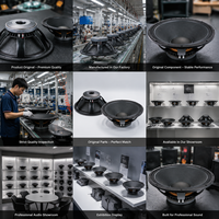 VAMAV YX18X451 18 Pulgadas Ferrite Woofer 1800W 4.5" Subwoofer de bobina de voz para rendimiento altavoz de audio profesional de