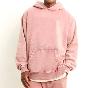 Sudaderas con capucha de lavado ácido de diseño popular para hombres para adultos Ropa de hombre de último diseño Sudadera con capucha ligera - Product Image 1