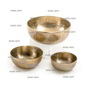 Juego de 3 Tazones de Aluminio para Frutas y Alimentos, Tamaño Personalizado, Forma Redonda, Tazón para Servir Alimentos del Mejor Exportador de la India - Product Image 5