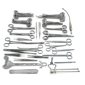 ชุดเครื่องมือการผ่าตัด laparotomy พื้นฐาน50ชิ้นอุปกรณ์การผ่าตัดส่องกล้องแบบแมนนวลทำจากสเตนเลสสตีล - Product Image 2