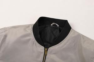 Veste Bomber de vêtements de sport pour hommes de qualité pour le printemps automne vêtements d'extérieur brodés décontractés avec col montant manteaux hauts Ropa Hombre - Product Image 3