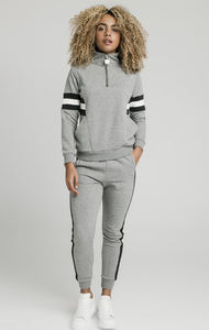 Jersey con logotipo personalizado de marca, sudaderas con capucha para mujer, pantalones de chándal, conjuntos de dos piezas de otoño, sudaderas, chándales OEM SI - Product Image 3