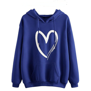 Sudaderas con Capucha de Forro Polar Transpirable y Ecológico para Invierno, Cómodas, de Poliéster y Algodón, con Logotipo Personalizado en la Parte Delantera, Ropa Casual Urbana para Mujer - Product Image 1