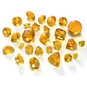 Pierre précieuse de haute qualité 10x14mm octogone coupe forme loupe propre pierre précieuse de qualité citrine prêt stock en gros - Product Image 5