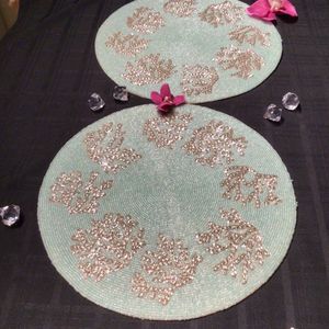 Napperon et tapis de couleur or pour la décoration de la maison, la vaisselle, la table à manger, la fête et le mariage - Product Image 3