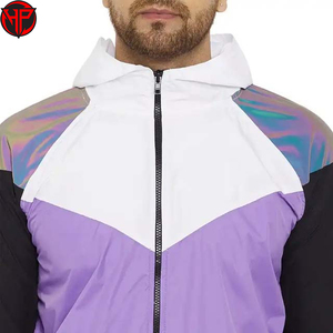 Chándal personalizado de nailon y poliéster para verano, traje para correr de dos piezas, chaqueta cortavientos, conjuntos de pantalones cortos para hombre - Product Image 4