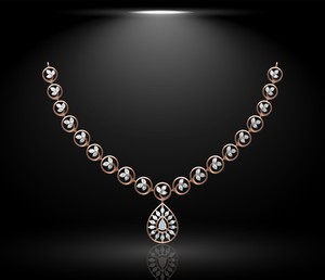 ชุดเครื่องประดับสแตนเลสชุบทองคำขาว/เหลือง10K 14K 18K สำหรับผู้หญิงของขวัญงานปาร์ตี้ - Product Image 3