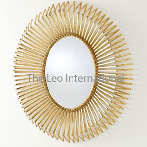 Espejo de Estilo Simple Personalizado, Marco Grande de Hierro Gris, Espejo Geométrico para Colgar en la Pared, Aspecto Lujoso y Atractivo - Product Image 4