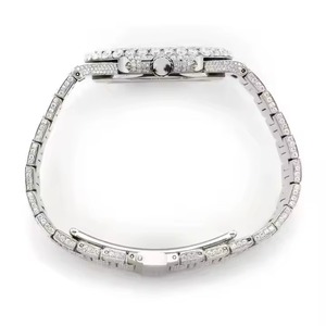 Luxurious Classic Iced Sapphire Automatic Moissanite Diamond Watch Luxury Fashion Antique Style Limited Edition for New Arrival - Product Image 4