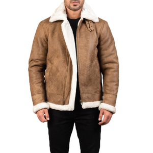 Chaqueta de Cuero al Por Mayor, Chaqueta de Cuero de Talla Grande para Uso en Exteriores, Chaqueta de Cuero para Hombre, Chaqueta de Moda de Alta Calidad en Venta - Product Image 1