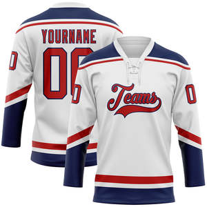 Maillots de hockey sublimés OEM avec logo personnalisé uniformes de hockey sur glace maillots de style hockey sur glace - Product Image 6