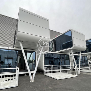 Chambres d'hôtel préfabriquées 2025, mini-maisons portables, capsules de cabines, espace de camping de luxe, capsule spatiale - Product Image 2