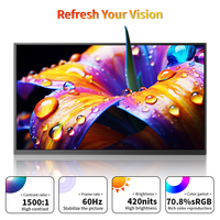Monitor Portátil de 13.9 Pulgadas HD Dual Tipo-C IPS LCD para Juegos, HDR, Resolución 3k, Frecuencia de Actualización de 60Hz, Monitor para Laptop Mac