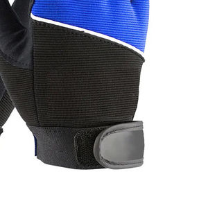 Último diseño de doble palma guantes de trabajo para el uso guantes de mecánico de cuero para la venta de diseño caliente guantes mecánicos de seguridad tamaño OEM - Product Image 3